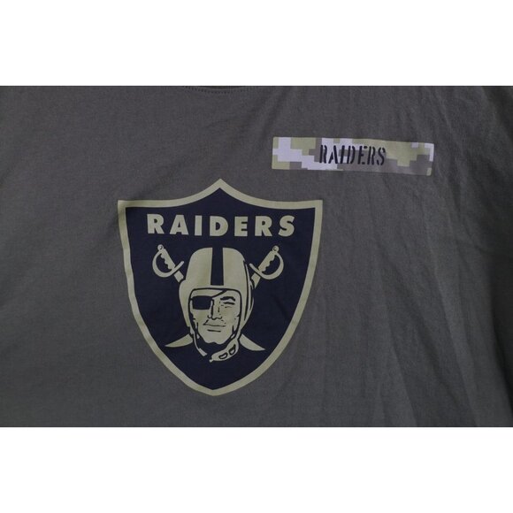 Nike Mens XL Salute To Service Las Vegas Raiders Football Long Sleeve T-Shirt - Picture 5 of 14